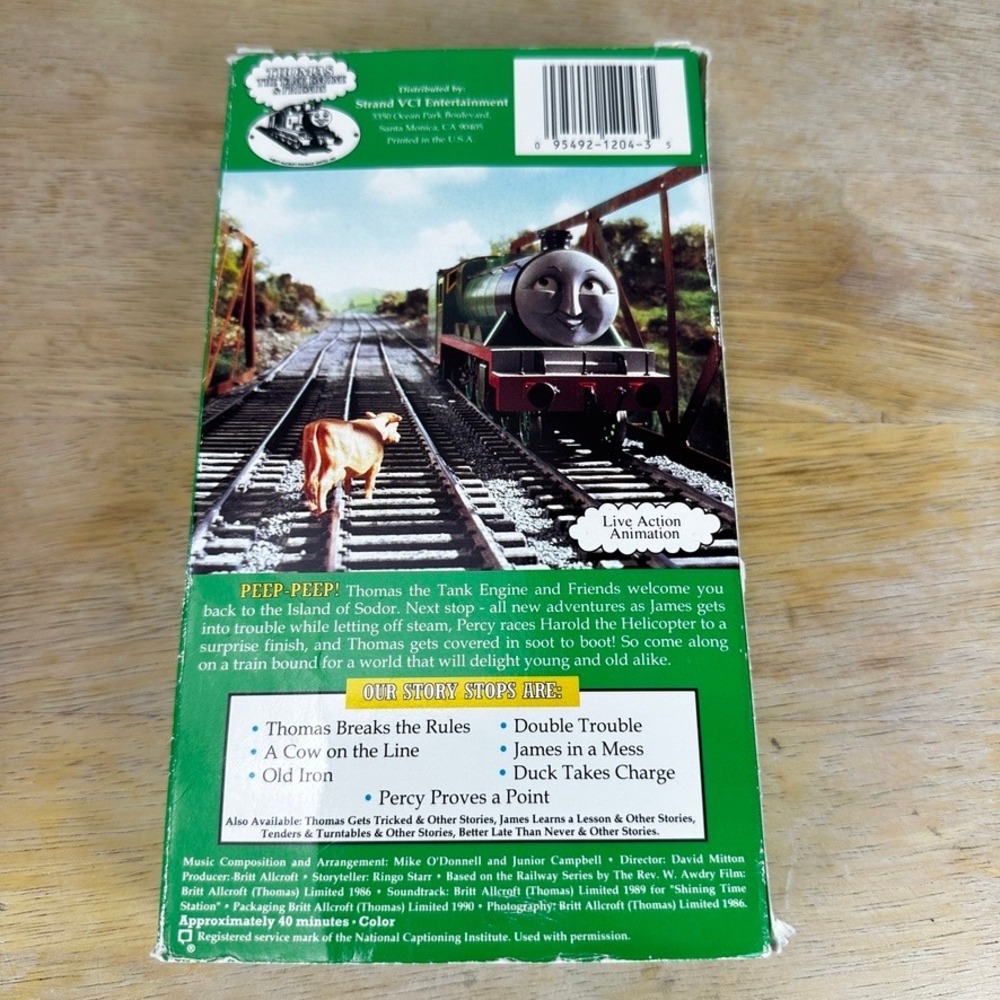 Thomas the Tank Engine & Friends VHS Lot x3 Ringo Starr Percy Henry Toby Diesel - Picture 7 of 15